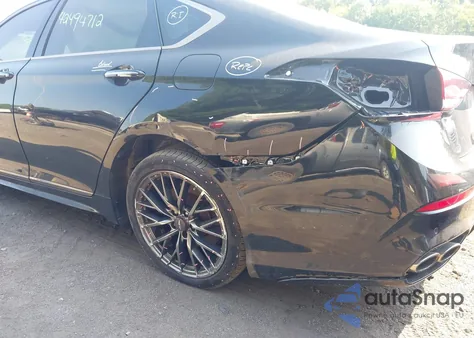 2018 Genesis G80 3.3T Sport из США, поврежденный, VIN KMHGN4JB6JU228212